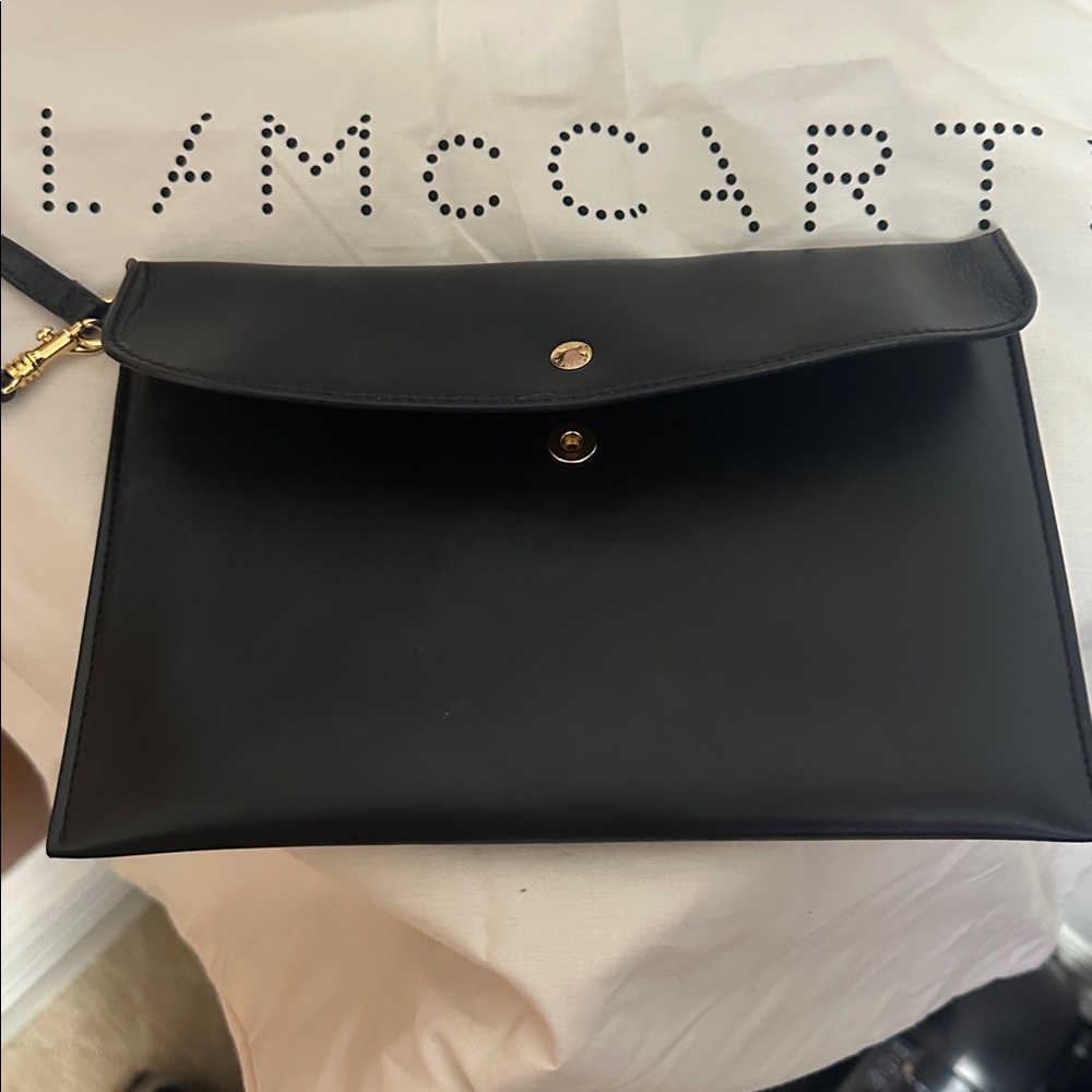 TODAY ONLY! Stella McCartney Perforated Logo Faux Leather Tote- EUC - Picture 9 of 13